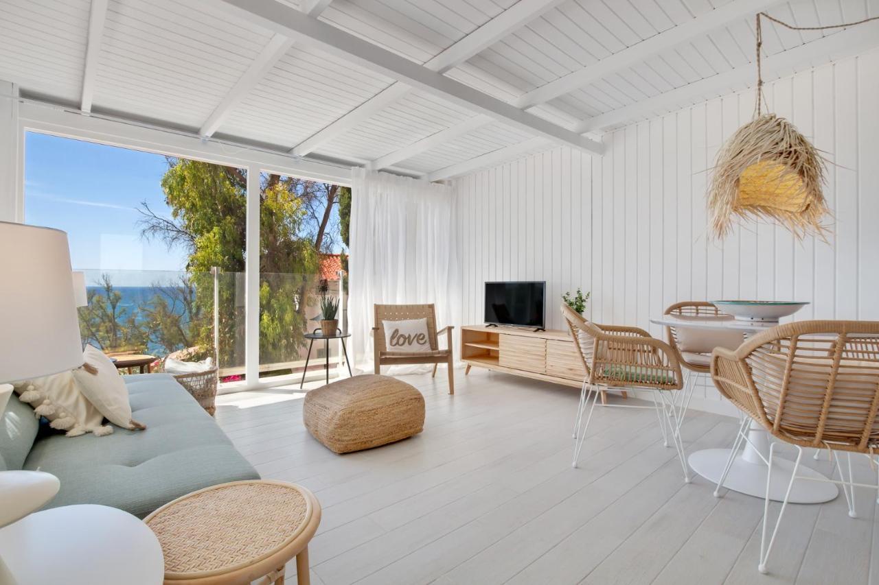 Casa De La Playa. Beach House With Magnificent Sea Malaga Bagian luar foto