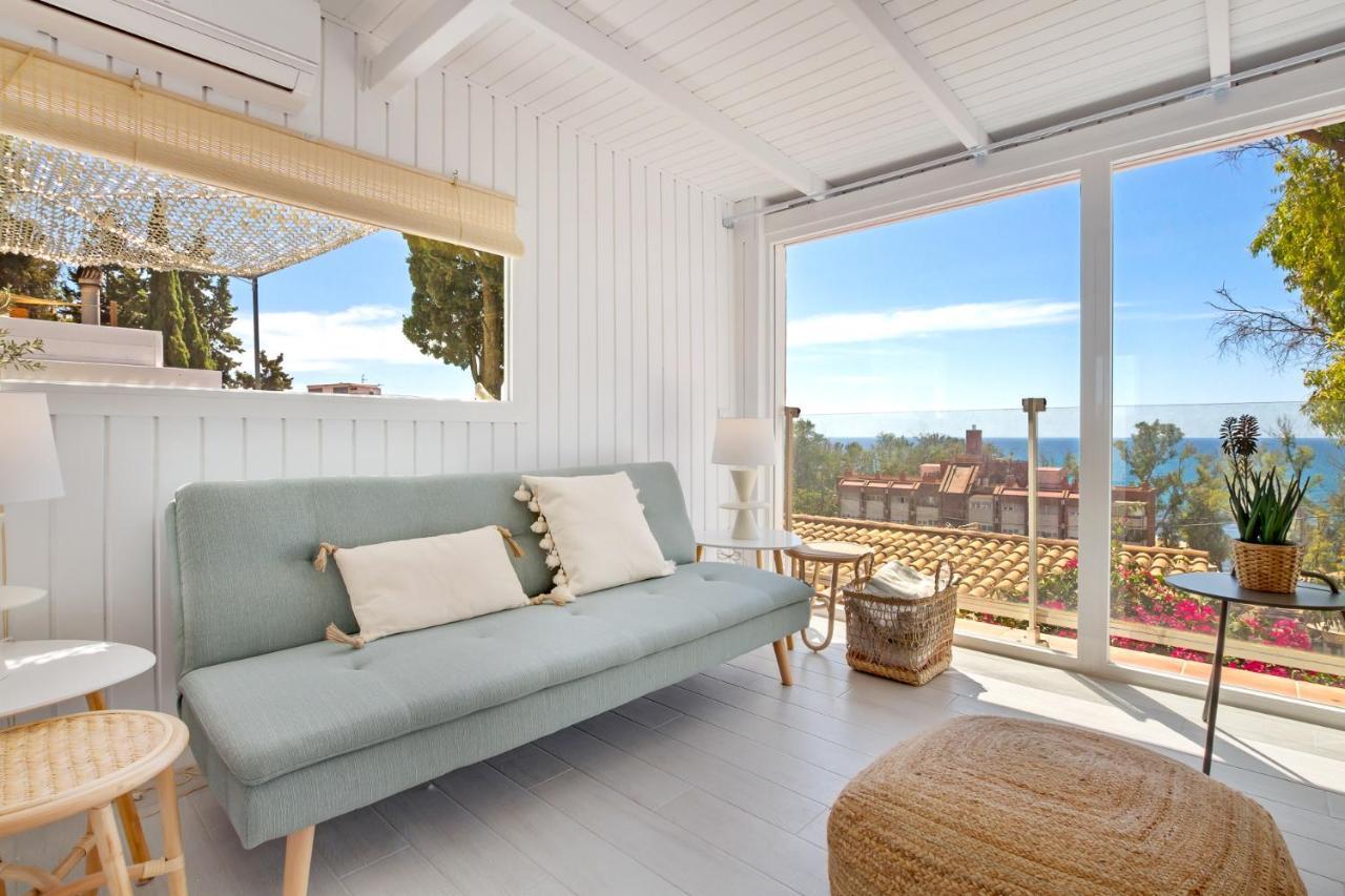 Casa De La Playa. Beach House With Magnificent Sea Malaga Bagian luar foto